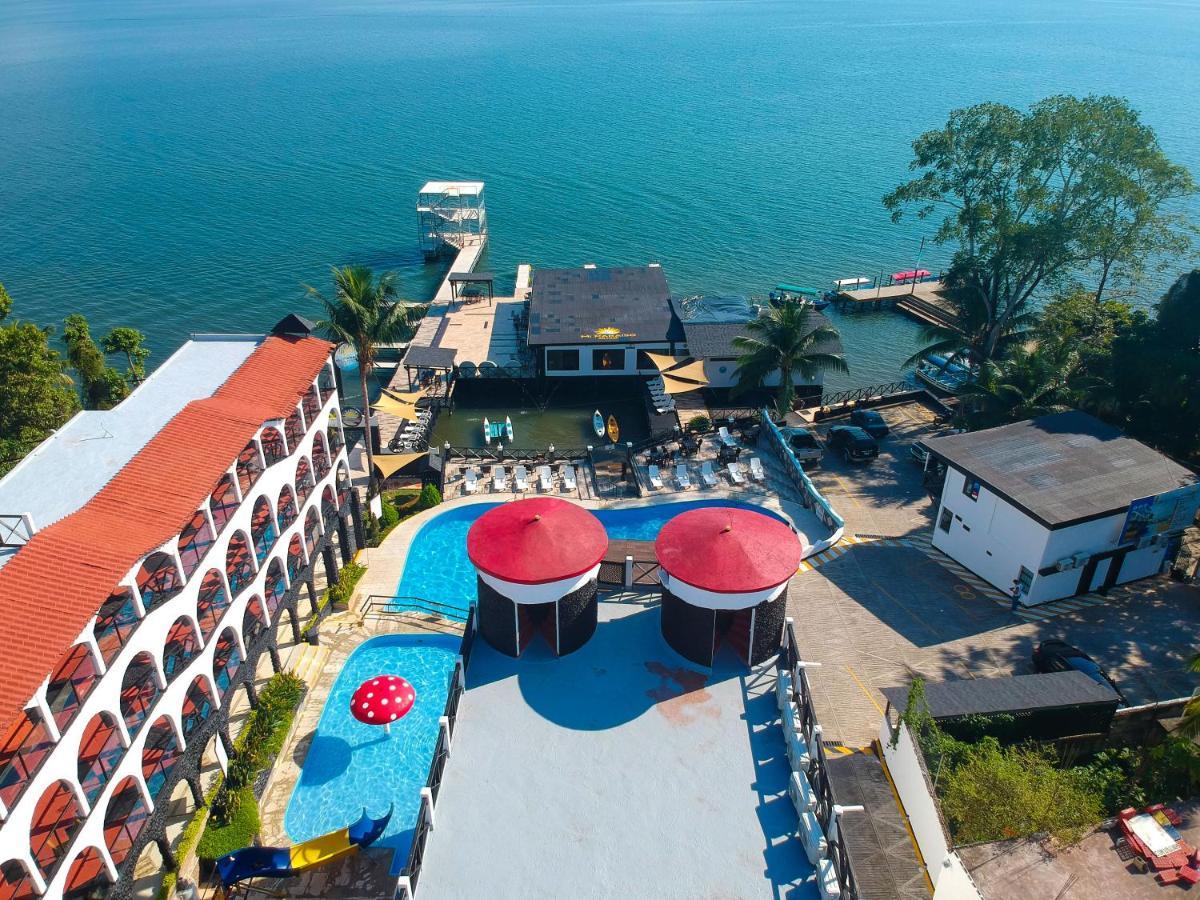 Castillo de San Felipe Hotel Mi Paraiso Rio Dulce מראה חיצוני תמונה